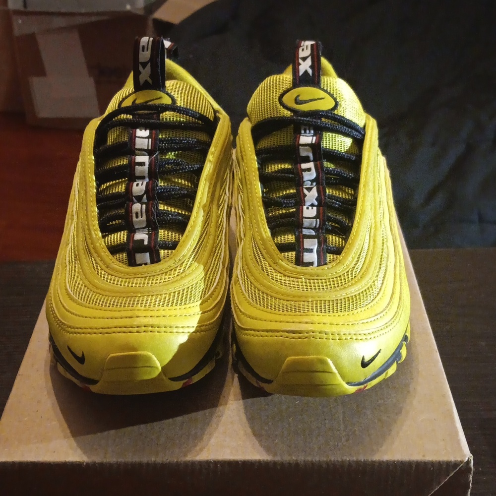 Nike Air Max 97 "Bright Citron" (2018) Sneakers SZ 7Y Womens SZ 8.5 EUC - Picture 4 of 9